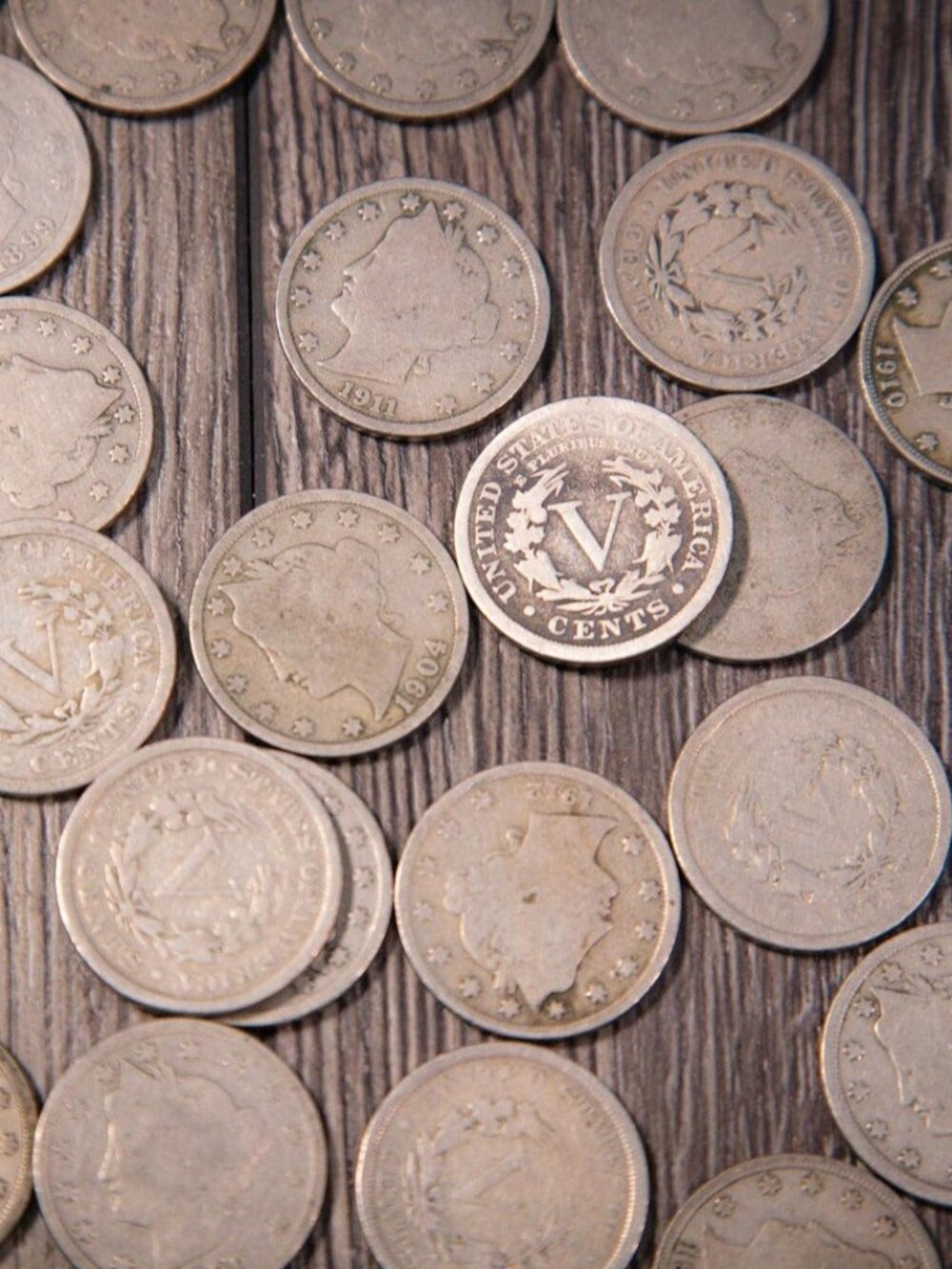 Liberty V Nickels Assorted Dates Lot of 10 Includes FREE SHIPPING!!!!